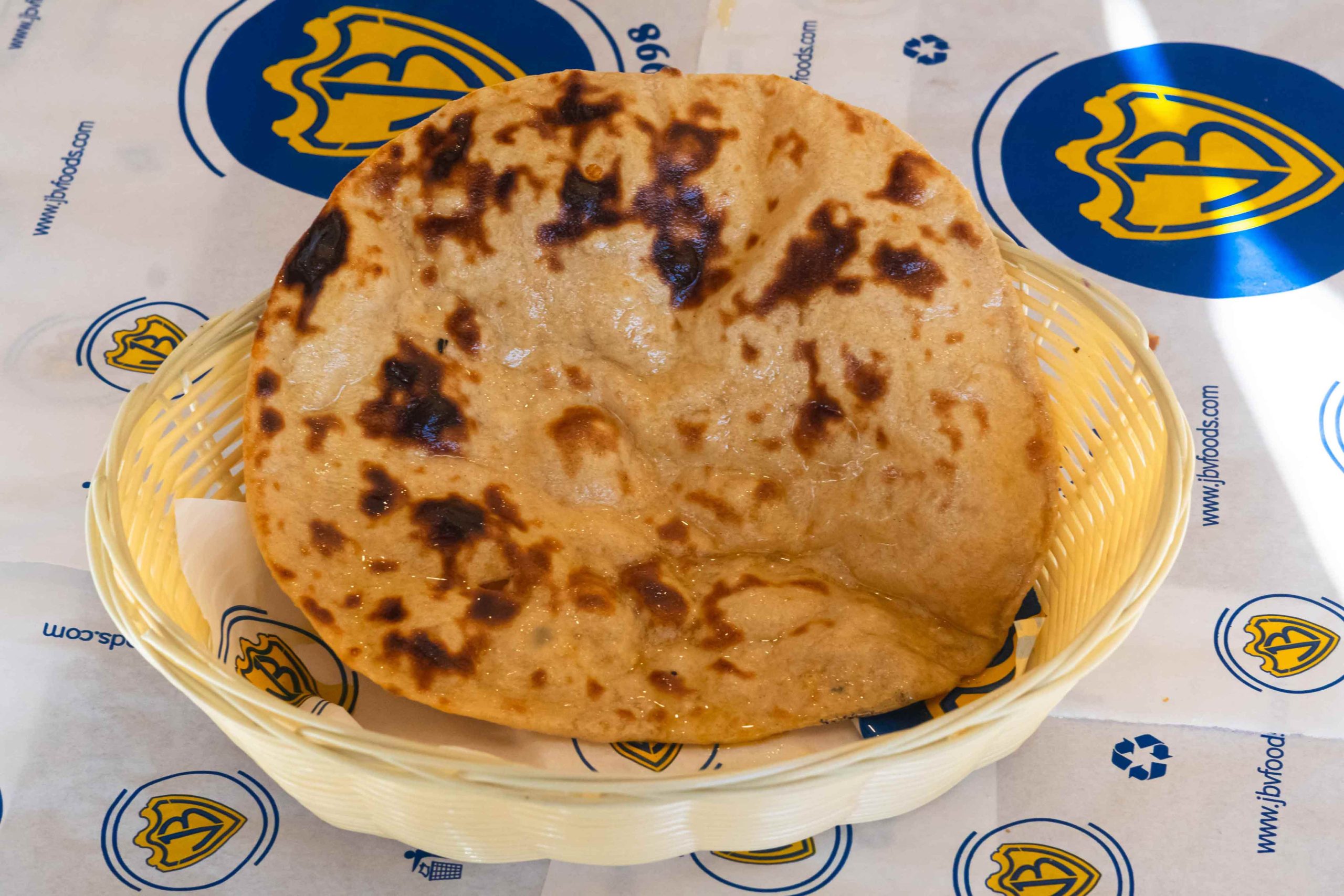 Soft Indian Bread Butter Tandoori Roti - Jay Bhavani